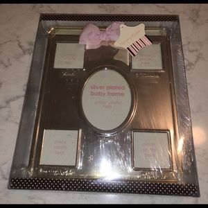 Nursery Rhyme Silver Plated Baby Frame